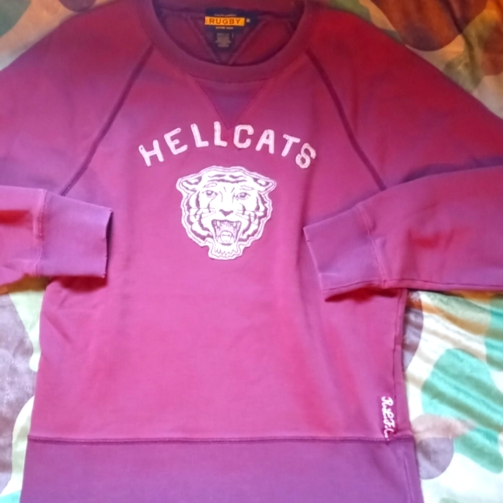 🔥Vtg Super Rare Ralph Lauren Double V Rugby sweatshirt